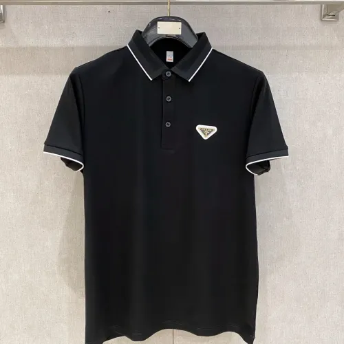 Prada T-Shirts Short Sleeved For Men #1444279 $76.00 USD, Wholesale Replica Prada T-Shirts
