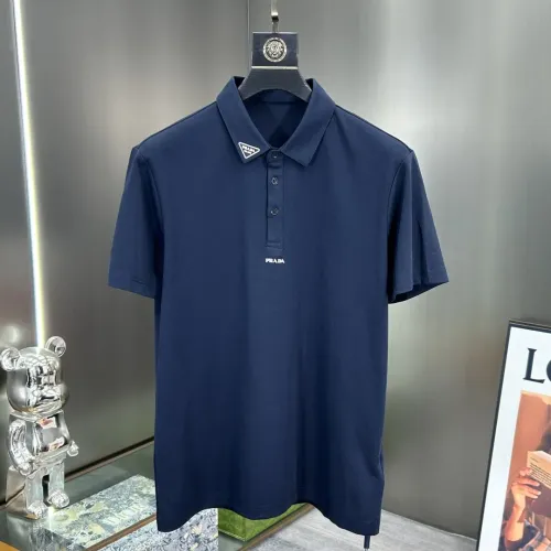 Prada T-Shirts Short Sleeved For Men #1444375 $60.00 USD, Wholesale Replica Prada T-Shirts