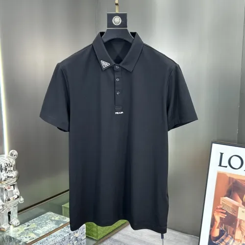 Prada T-Shirts Short Sleeved For Men #1444376 $60.00 USD, Wholesale Replica Prada T-Shirts