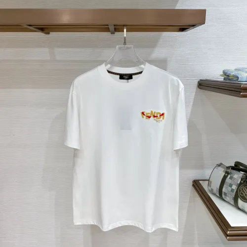 Fendi T-Shirts Short Sleeved For Men #1444381 $72.00 USD, Wholesale Replica Fendi T-Shirts