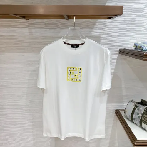 Fendi T-Shirts Short Sleeved For Men #1444387 $72.00 USD, Wholesale Replica Fendi T-Shirts