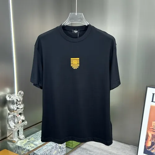 Fendi T-Shirts Short Sleeved For Men #1444430 $80.00 USD, Wholesale Replica Fendi T-Shirts