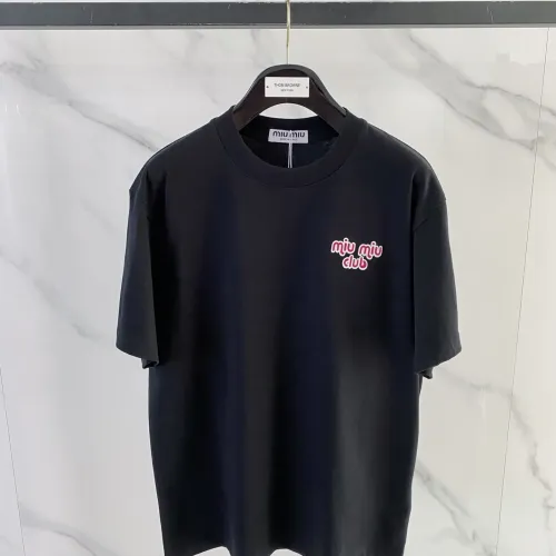MIU MIU T-Shirts Short Sleeved For Unisex #1444453 $72.00 USD, Wholesale Replica MIU MIU T-Shirts