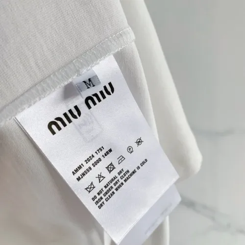 Replica MIU MIU T-Shirts Short Sleeved For Unisex #1444454 $72.00 USD for Wholesale