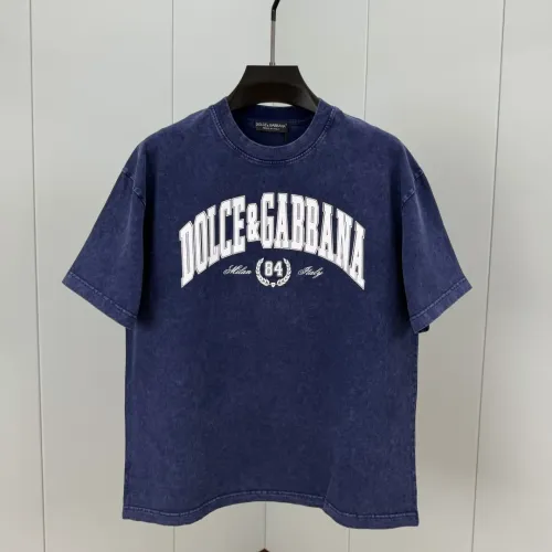 Dolce &amp; Gabbana D&amp;G T-Shirts Short Sleeved For Unisex #1444458 $72.00 USD, Wholesale Replica Dolce &amp; Gabbana D&amp;G T-Shirts