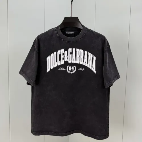 Dolce &amp; Gabbana D&amp;G T-Shirts Short Sleeved For Unisex #1444459 $72.00 USD, Wholesale Replica Dolce &amp; Gabbana D&amp;G T-Shirts