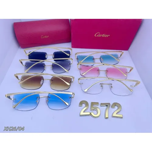 Replica Cartier Fashion Sunglasses #1444547 $29.00 USD for Wholesale
