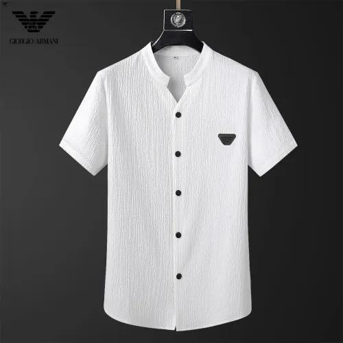 Replica Armani Tracksuits Short Sleeved For Men #1444629 $68.00 USD for Wholesale