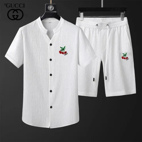 Gucci Tracksuits Short Sleeved For Men #1444638 $68.00 USD, Wholesale Replica Gucci Tracksuits