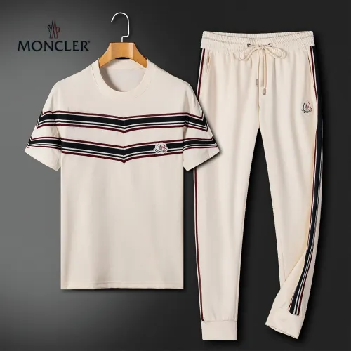 Moncler Tracksuits Short Sleeved For Men #1444754 $92.00 USD, Wholesale Replica Moncler Tracksuits