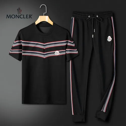Moncler Tracksuits Short Sleeved For Men #1444758 $92.00 USD, Wholesale Replica Moncler Tracksuits