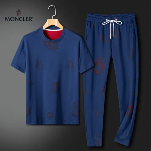Moncler Tracksuits Short Sleeved For Men #1444759 $92.00 USD, Wholesale Replica Moncler Tracksuits