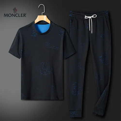 Moncler Tracksuits Short Sleeved For Men #1444760 $92.00 USD, Wholesale Replica Moncler Tracksuits