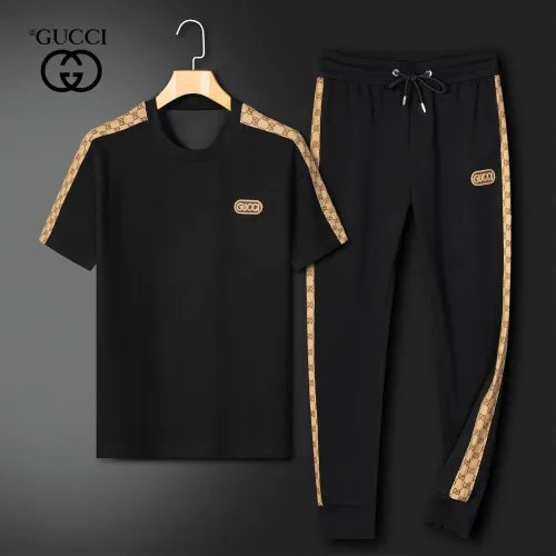 Gucci Tracksuits Short Sleeved For Men #1444767 $92.00 USD, Wholesale Replica Gucci Tracksuits