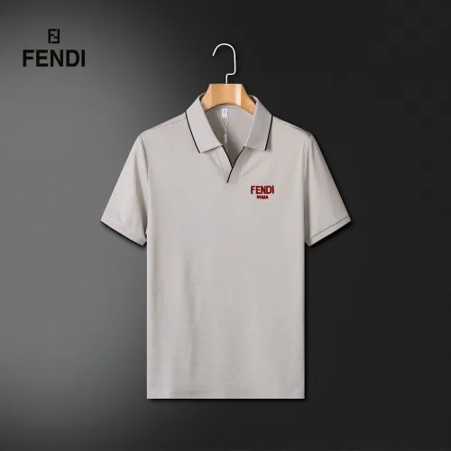 Fendi T-Shirts Short Sleeved For Men #1444809 $42.00 USD, Wholesale Replica Fendi T-Shirts