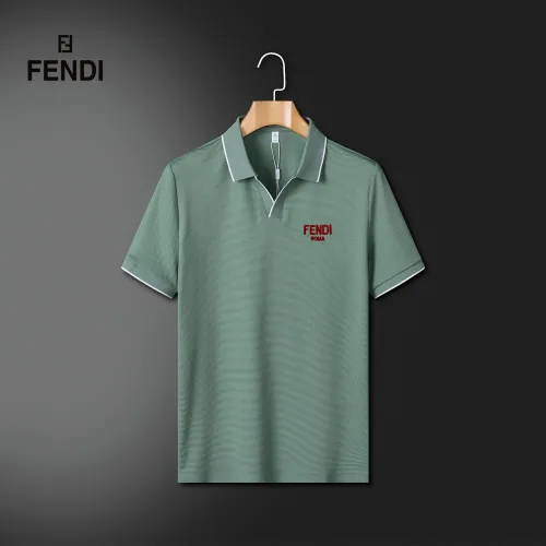 Fendi T-Shirts Short Sleeved For Men #1444810 $42.00 USD, Wholesale Replica Fendi T-Shirts