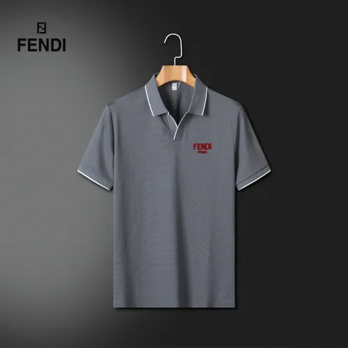 Fendi T-Shirts Short Sleeved For Men #1444811 $42.00 USD, Wholesale Replica Fendi T-Shirts
