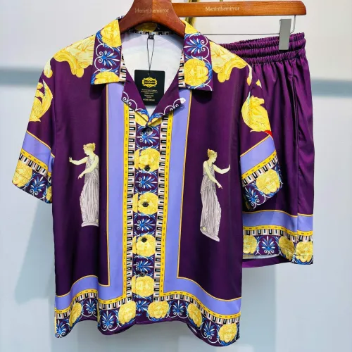 Versace Tracksuits Short Sleeved For Men #1444848 $76.00 USD, Wholesale Replica Versace Tracksuits