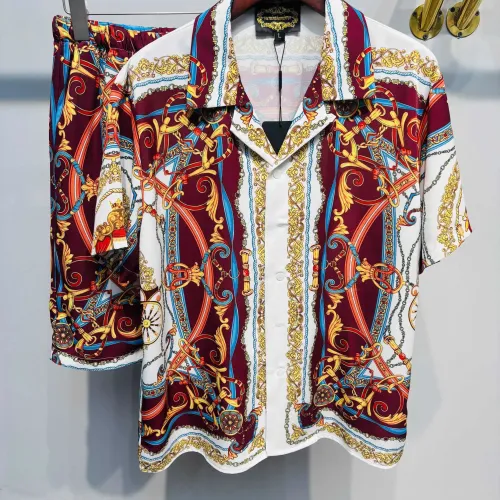 Versace Tracksuits Short Sleeved For Men #1444854 $76.00 USD, Wholesale Replica Versace Tracksuits