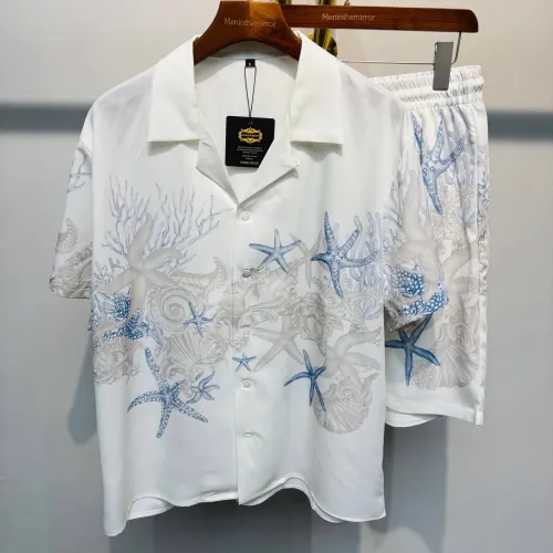 Versace Tracksuits Short Sleeved For Men #1444866 $76.00 USD, Wholesale Replica Versace Tracksuits