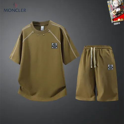 Moncler Tracksuits Short Sleeved For Men #1444876 $56.00 USD, Wholesale Replica Moncler Tracksuits