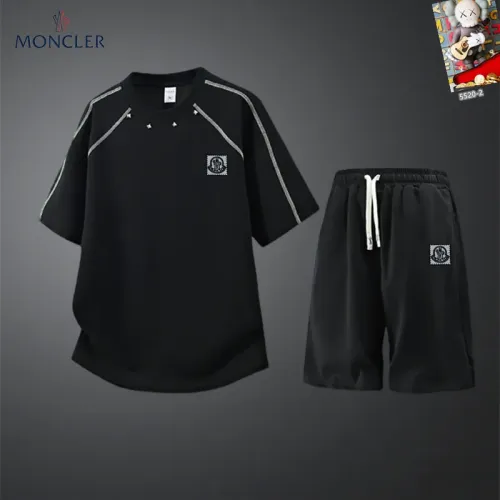 Moncler Tracksuits Short Sleeved For Men #1444877 $56.00 USD, Wholesale Replica Moncler Tracksuits