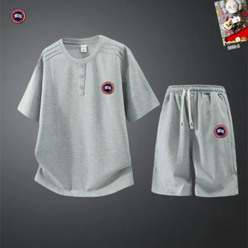Canada Goose Tracksuits Short Sleeved For Men #1444879