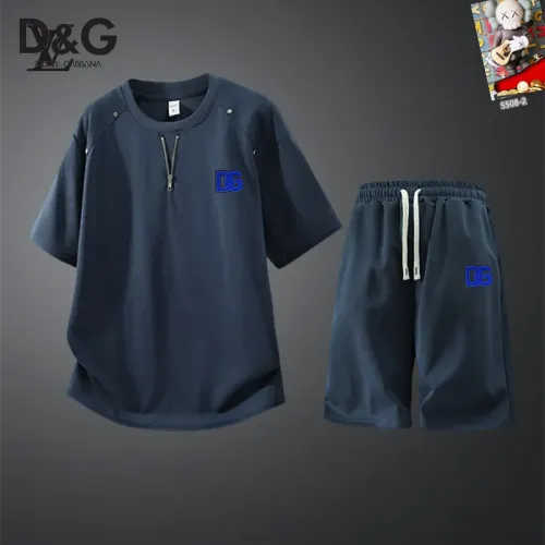 Dolce &amp; Gabbana D&amp;G Tracksuits Short Sleeved For Men #1444884 $56.00 USD, Wholesale Replica Dolce &amp; Gabbana D&amp;G Tracksuits