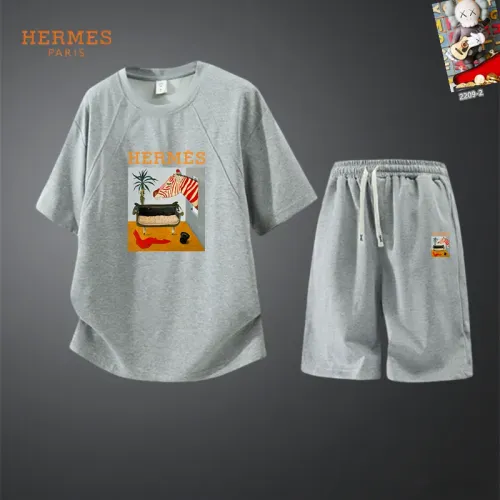Hermes Tracksuits Short Sleeved For Men #1444891 $56.00 USD, Wholesale Replica Hermes Tracksuits