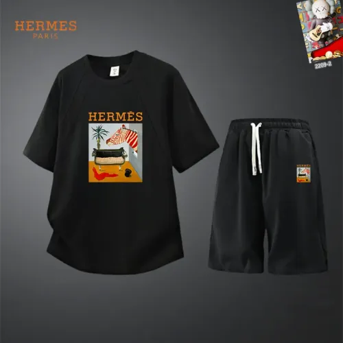 Hermes Tracksuits Short Sleeved For Men #1444893 $56.00 USD, Wholesale Replica Hermes Tracksuits
