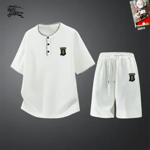 Burberry Tracksuits Short Sleeved For Men #1444894 $56.00 USD, Wholesale Replica Burberry Tracksuits
