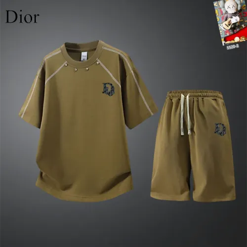 Christian Dior Tracksuits Short Sleeved For Men #1444900 $56.00 USD, Wholesale Replica Christian Dior Tracksuits