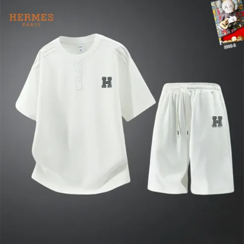 Hermes Tracksuits Short Sleeved For Men #1444902 $56.00 USD, Wholesale Replica Hermes Tracksuits