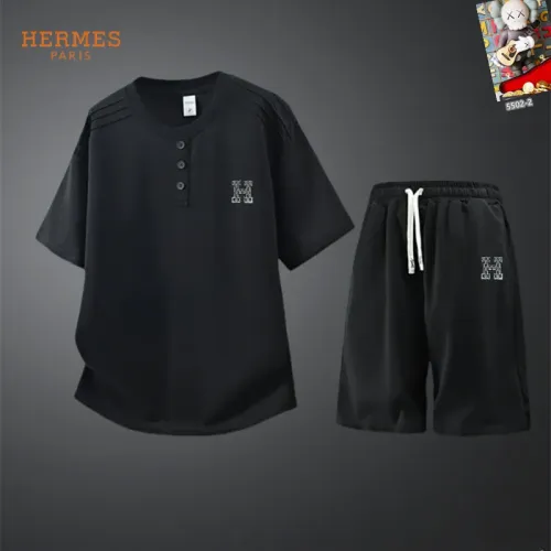 Hermes Tracksuits Short Sleeved For Men #1444905 $56.00 USD, Wholesale Replica Hermes Tracksuits