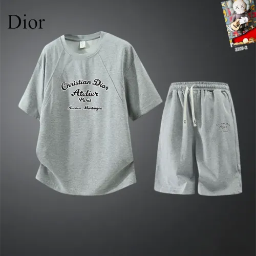 Christian Dior Tracksuits Short Sleeved For Men #1444907 $56.00 USD, Wholesale Replica Christian Dior Tracksuits