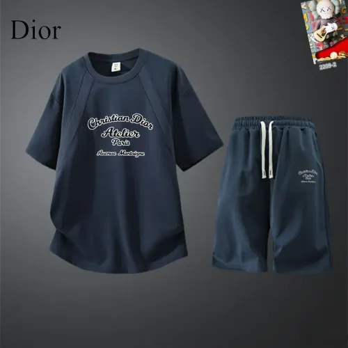 Christian Dior Tracksuits Short Sleeved For Men #1444908 $56.00 USD, Wholesale Replica Christian Dior Tracksuits