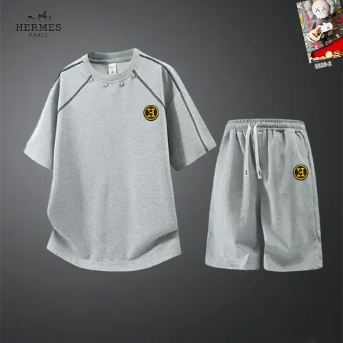 Hermes Tracksuits Short Sleeved For Men #1444919 $56.00 USD, Wholesale Replica Hermes Tracksuits