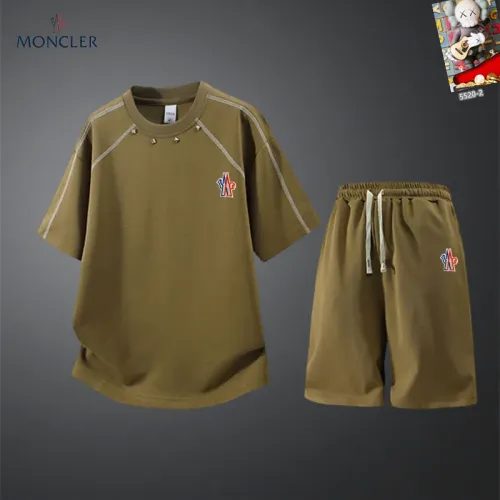 Moncler Tracksuits Short Sleeved For Men #1444924 $56.00 USD, Wholesale Replica Moncler Tracksuits