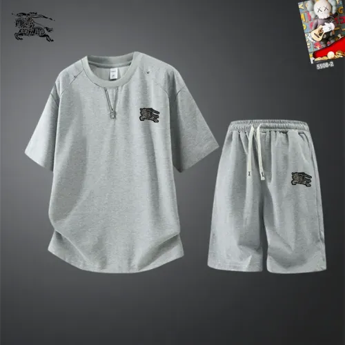 Burberry Tracksuits Short Sleeved For Men #1444931 $56.00 USD, Wholesale Replica Burberry Tracksuits