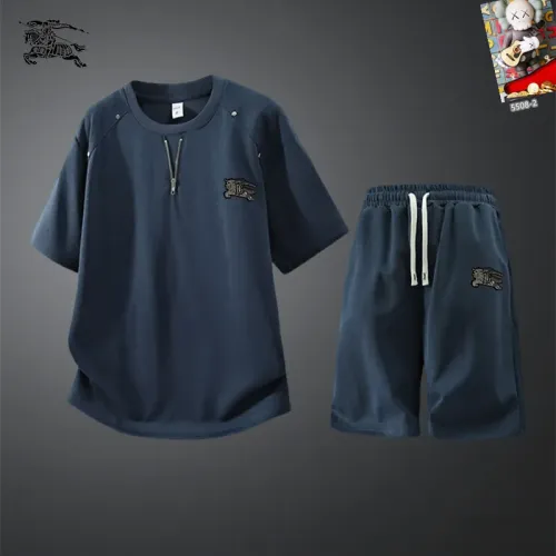 Burberry Tracksuits Short Sleeved For Men #1444932 $56.00 USD, Wholesale Replica Burberry Tracksuits