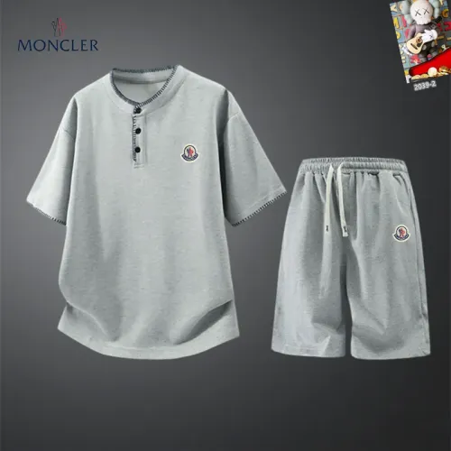 Moncler Tracksuits Short Sleeved For Men #1444943 $56.00 USD, Wholesale Replica Moncler Tracksuits