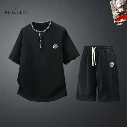 Moncler Tracksuits Short Sleeved For Men #1444945 $56.00 USD, Wholesale Replica Moncler Tracksuits