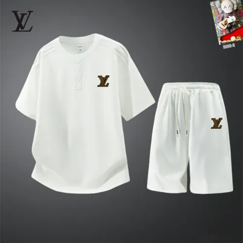 Louis Vuitton LV Tracksuits Short Sleeved For Men #1444950 $56.00 USD, Wholesale Replica Louis Vuitton LV Tracksuits