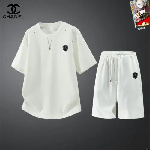 Chanel Tracksuits Short Sleeved For Men #1444955 $56.00 USD, Wholesale Replica Chanel Tracksuits