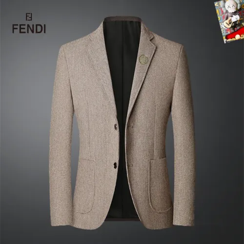 Fendi Jackets Long Sleeved For Men #1445016 $68.00 USD, Wholesale Replica Fendi Jackets
