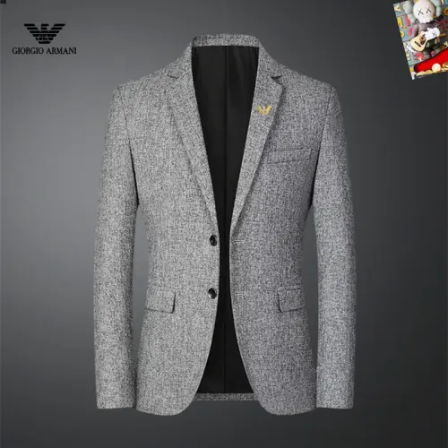Armani Jackets Long Sleeved For Men #1445041 $68.00 USD, Wholesale Replica Armani Jackets