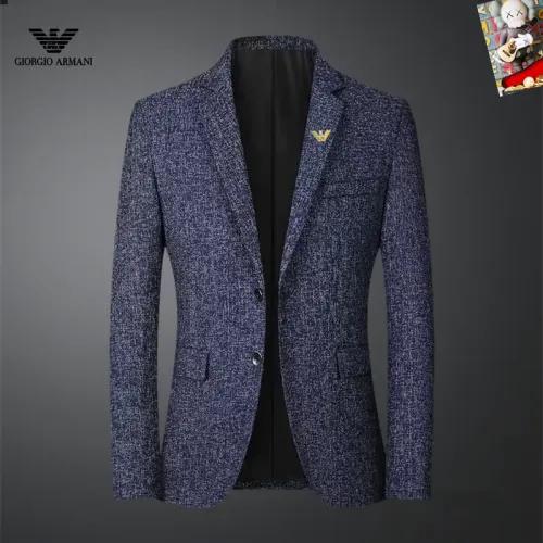 Armani Jackets Long Sleeved For Men #1445042 $68.00 USD, Wholesale Replica Armani Jackets