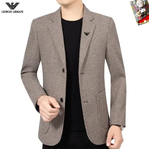 Armani Jackets Long Sleeved For Men #1445055 $68.00 USD, Wholesale Replica Armani Jackets
