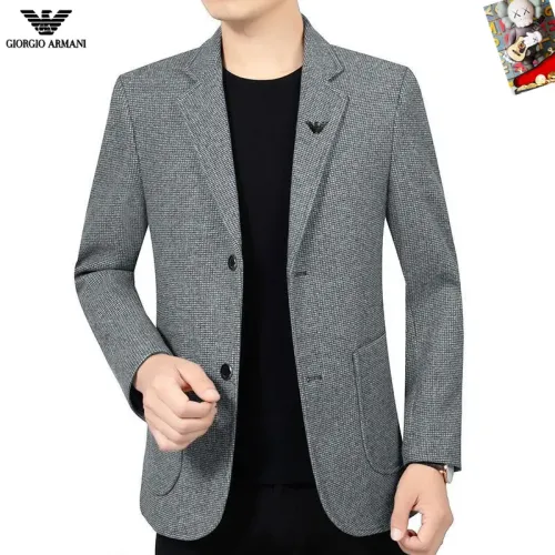 Armani Jackets Long Sleeved For Men #1445056 $68.00 USD, Wholesale Replica Armani Jackets