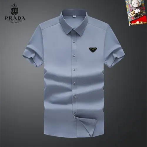 Prada Shirts Short Sleeved For Unisex #1445105 $38.00 USD, Wholesale Replica Prada Shirts